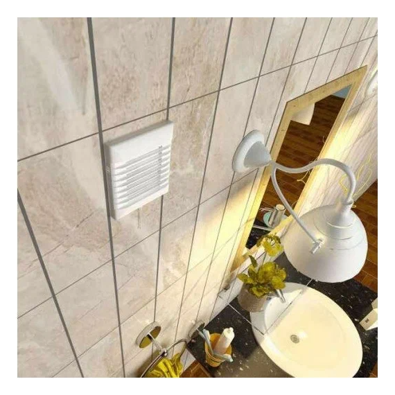 4elementsVentilator de evacuare axial cu jaluzele ERA EURO 5A D125 White, изображение 4