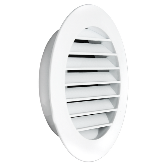 Круглая вытяжная вентиляционная решетка Hardi Economy 03701 D150 White, изображение 2