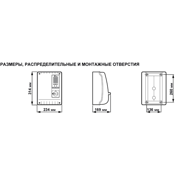 4elementsPanoul de control trifazat (400V, 25A) E1-TRI/2 Pedrollo, изображение 3