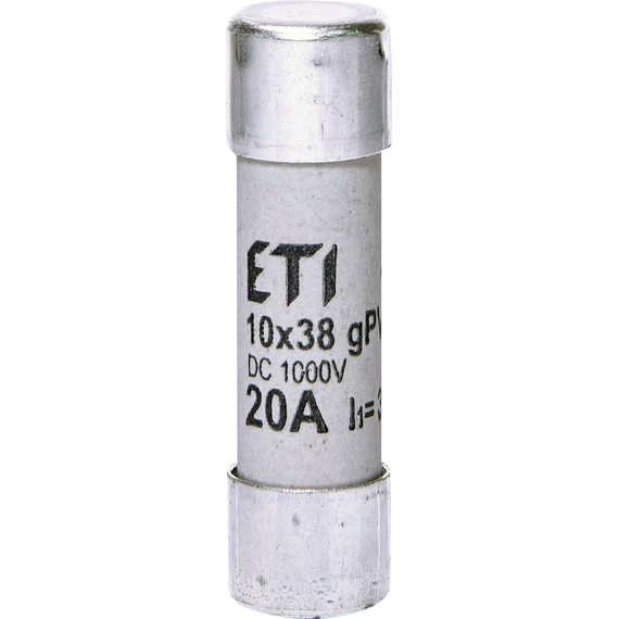 Предохранитель gPV 20A 1000VDC 10X38 номинал. ETI