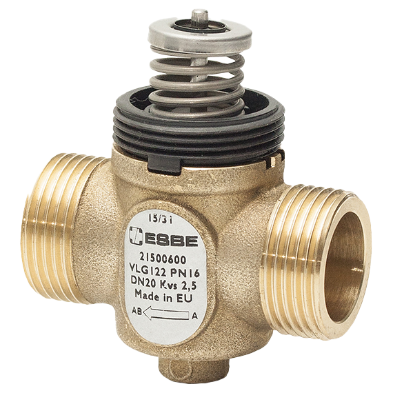 Клапан фанкойла VLG122 PN16 20-4 G3/4 ESBE