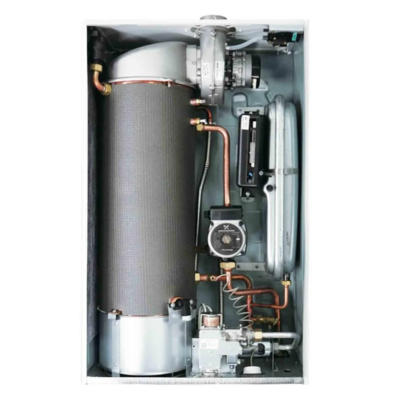 Газовый котел NEW HYBRID - 18 / 18.6 kW / 190m2  (отопление и ГВС) KITURAMI, изображение 2