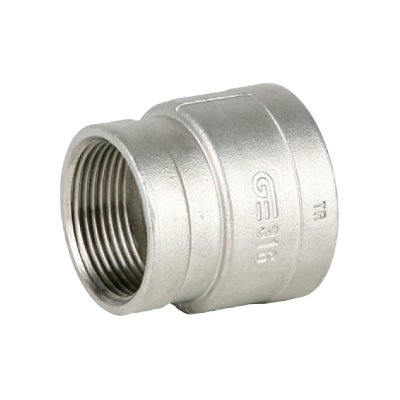 4elementsMufa din oțel inoxidabil (reducție) 1 1/2" x 1" Genebre