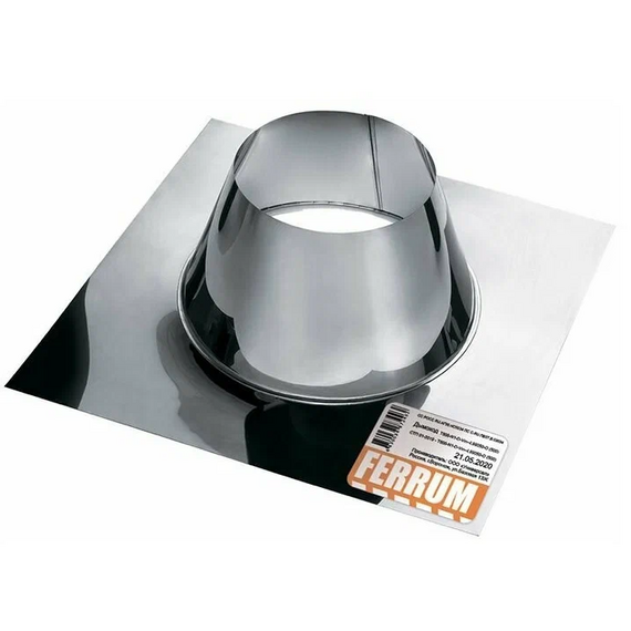 Крышная разделка прямая Ferrum D210 (0,5мм)