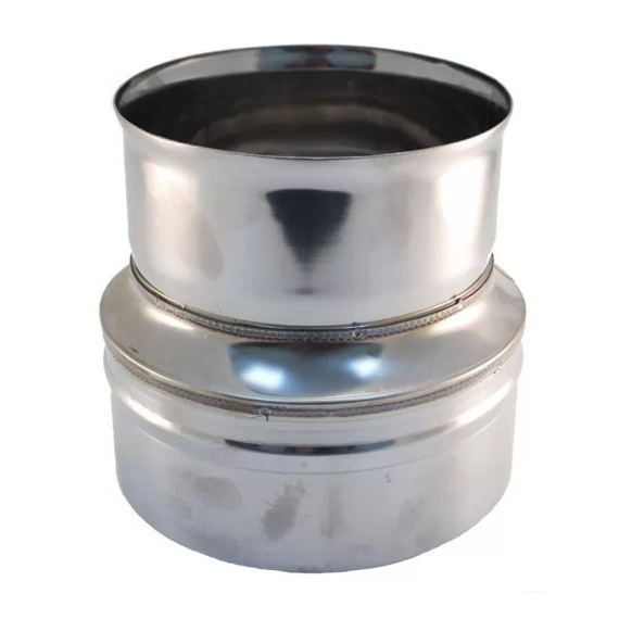 Переходник МП для дымохода Ferrum D110М-115П (0,5мм), изображение 4
