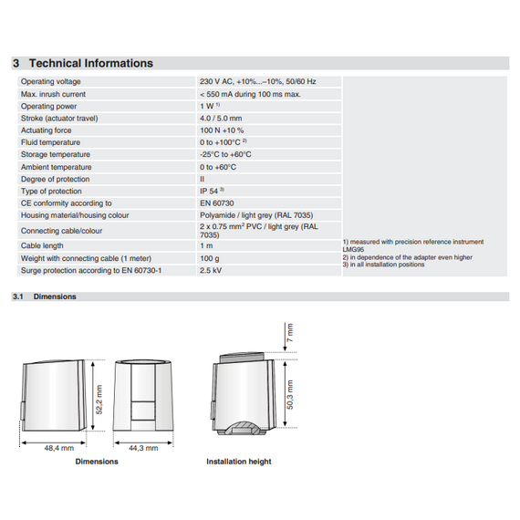 4elementsServomotor 230V NО NEW IVR, изображение 2