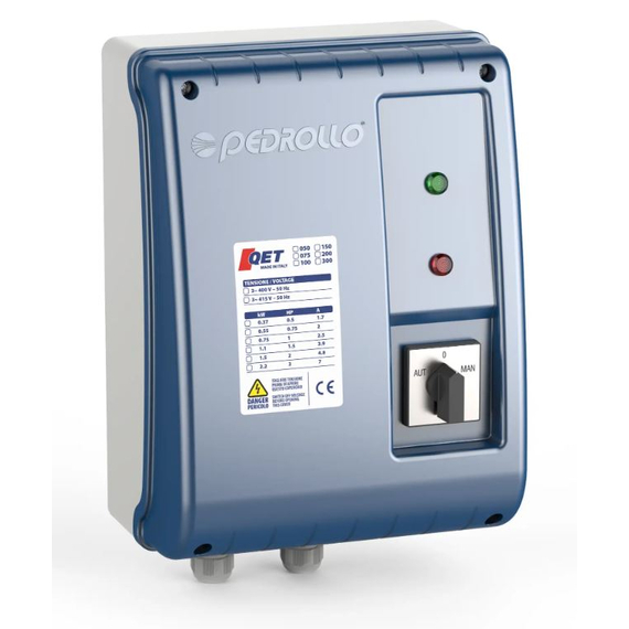 4elementsPanoul de control trifazat (2.2 kW) QET 300 Pedrollo