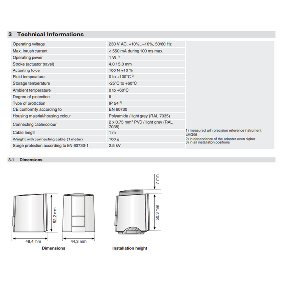 4elementsServomotor 230V NC NEW IVR, изображение 2