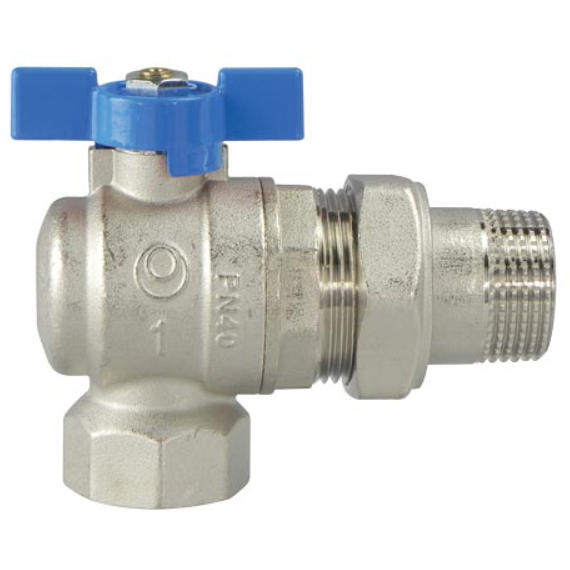 4elementsRobinet cotit cu bilă cu racord olandez 1" x 1" IVR