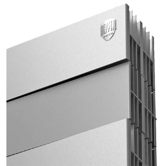 Биметаллический радиатор Royal Thermo PianoForte Tower 500 Silver Satin 22 секции, изображение 4