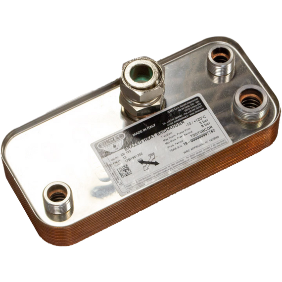 Теплообменник ZB195 15P. RACCORDI A DIS Zilmet