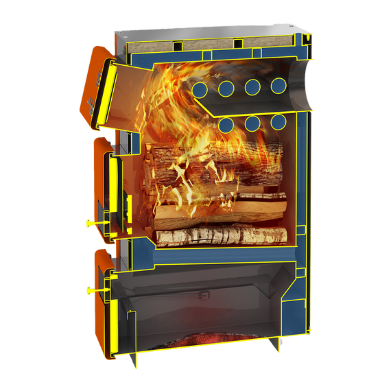 4elementsCazan pe combustibil solid Teplodar Kupper PRO 28 (2.0) 28 kW, изображение 2