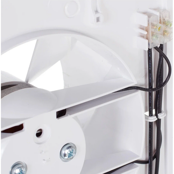 4elementsVentilator de evacuare axial cu doua viteze si plasa ERA 5S-03 D125 White, изображение 5