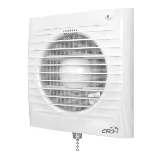 4elementsVentilator de evacuare axial cu grila si intrerupator cu lant ERA 6S-02 D150 White, изображение 2