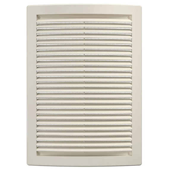 Вытяжная вентиляционная решетка из АБС-пластика Mistral 15х20 Ivory, изображение 2