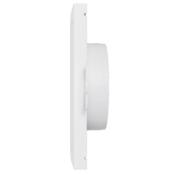 Регулируемая вытяжная вентиляционная решетка с фланцем Mistral 15х15 D100 White, изображение 3
