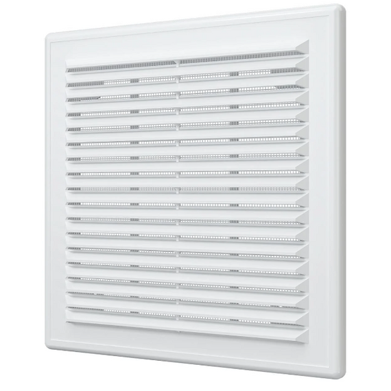 4elementsGrila pentru ventilatie cu plasa Auramax A2121R 21x21 White