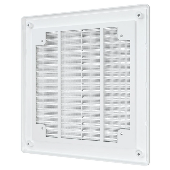 4elementsGrila pentru ventilatie cu plasa Auramax A2121R 21x21 White, изображение 4