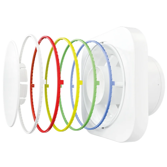 4elementsVentilator de evacuare axial Era Disc 5 D125 White, изображение 5