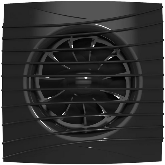 Дизайнерский вытяжной вентилятор с обратным клапаном Diciti SILENT 4C Obsidian, изображение 5