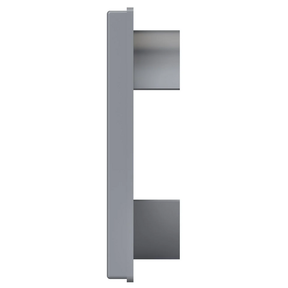 4elements1515К12,5Ф сер-Grila de ventilatie cu jaluzele automate sur 15х15 d.125, изображение 4