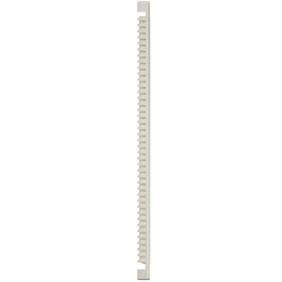 Вытяжная вентиляционная решетка из АБС-пластика Mistral 44х44 White, изображение 4