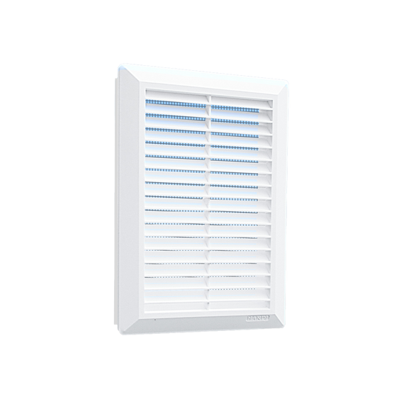 4elementsGrila pentru ventilatie cu plasa Hardi 02900 20x28 White