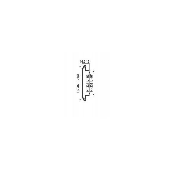 Вытяжная вентиляционная решетка откидная с сеткой Hardi 02303 11х27 Gold, изображение 2