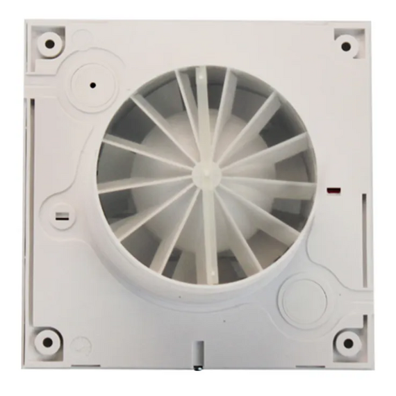 Осевой вытяжной вентилятор с обратным клапаном и таймером Soler Palau DECOR 300CRZ D150 White, изображение 3