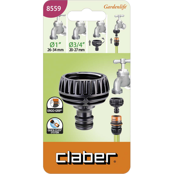 Коннектор  3/4"-1" резьба внутренняя BL Claber, изображение 2