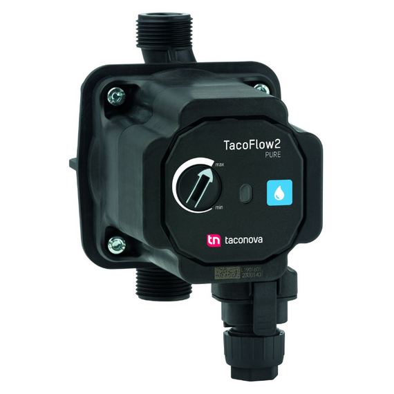 4elementsPompa de recirculatie energoeficienta TacoFlow2 PURE 10-40/130, 3/4'', P=4,3W - 40W, Hmax = 3,8m