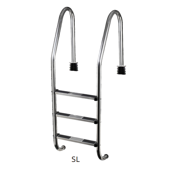 4elementsЛестница для бассейна AISI304 с противоскользящим покрытием SL-315SR Kubber, изображение 2