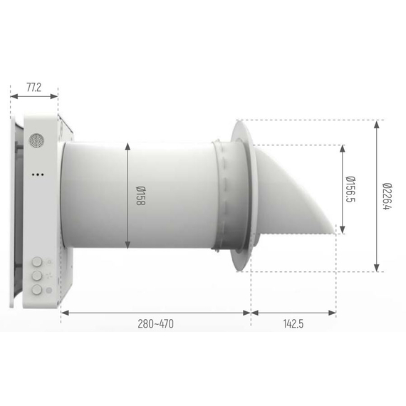 4elementsRecuperator de căldură PRO Wi-Fi d.158, изображение 2