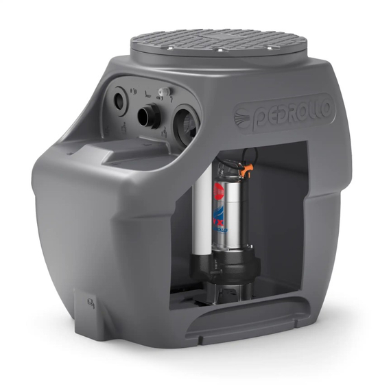4elementsInstalație de canalizare cu rezervor de 250L Pedrollo SAR 250-VXm 15/35-N 1.1kW.