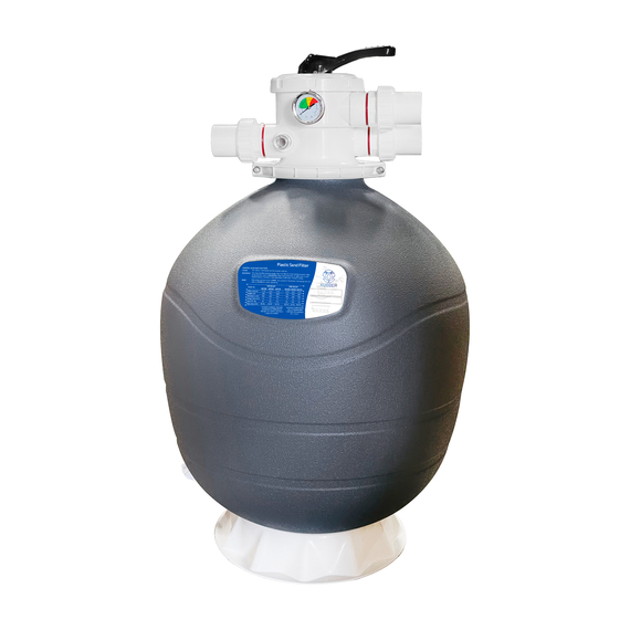 Фильтр песочный для бассейна KUBBER NEP450; 8m3/h, с верхним клапаном 1,5"/50мм с зажимом