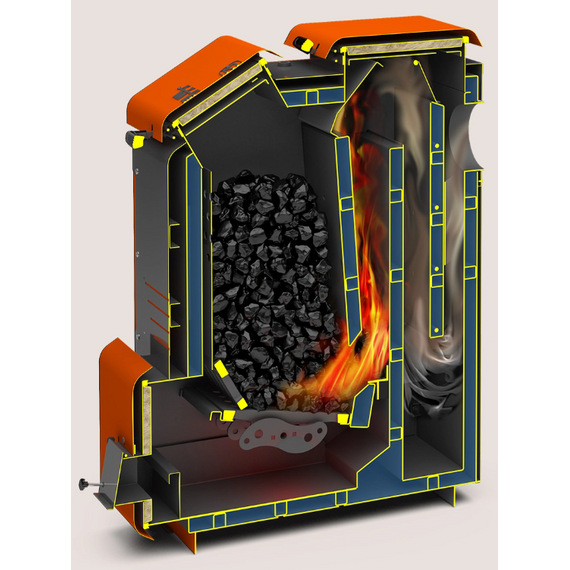 4elementsCazan pe combustibil solid Teplodar Kupper MEGA 20 kW, изображение 3