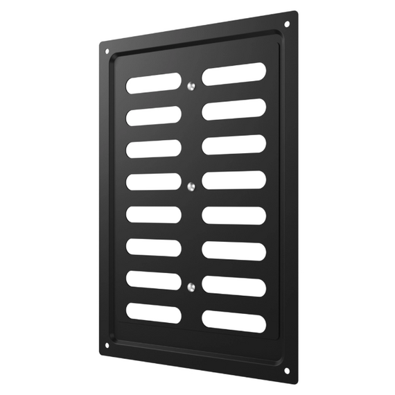 Решетка MER Black регулируемая 17x24 оцинкованная сталь Promistral, изображение 3