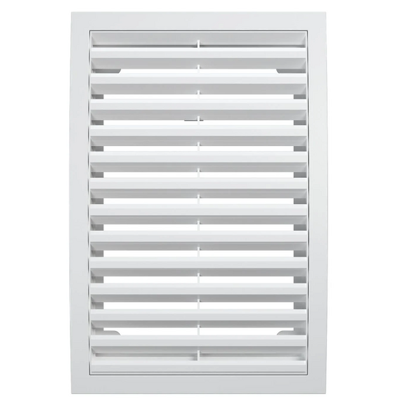 Вытяжная вентиляционная решетка из АБС-пластика Mistral 20х30 White, изображение 2
