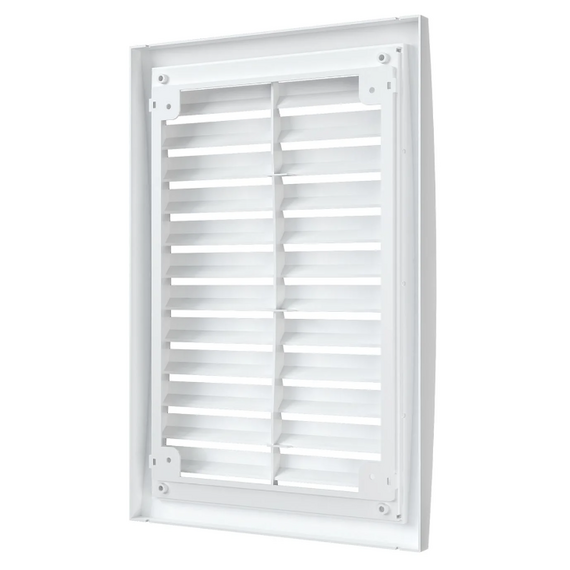 Вытяжная вентиляционная решетка из АБС-пластика Mistral 20х30 White, изображение 4