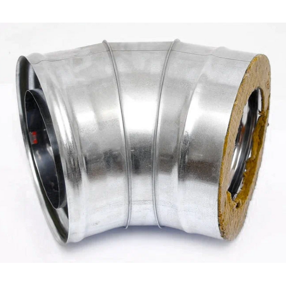 4elementsCot izolat cos de fum la 135° Ferrum (430/0,5мм) D150x210, изображение 7