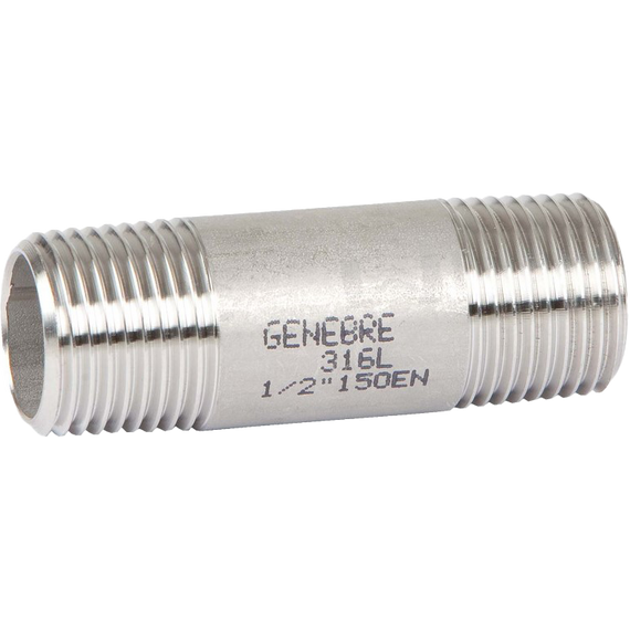 4elementsNiplu (prelungitor) inox 1/2" ММ 060 mm Genebre