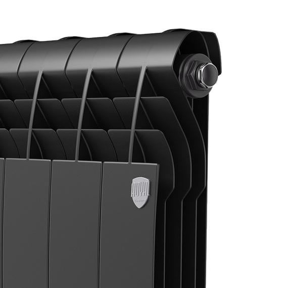 Биметаллический радиатор Royal Thermo BiLiner 500 Noir Sable Черный, изображение 4