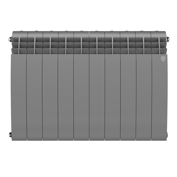 Биметаллический радиатор Royal Thermo BiLiner 500 Silver Satin Серый, изображение 2