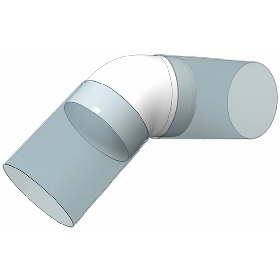 4elementsCot rotund ventilatie la 45 ° Era 12,5ККП D125, изображение 3