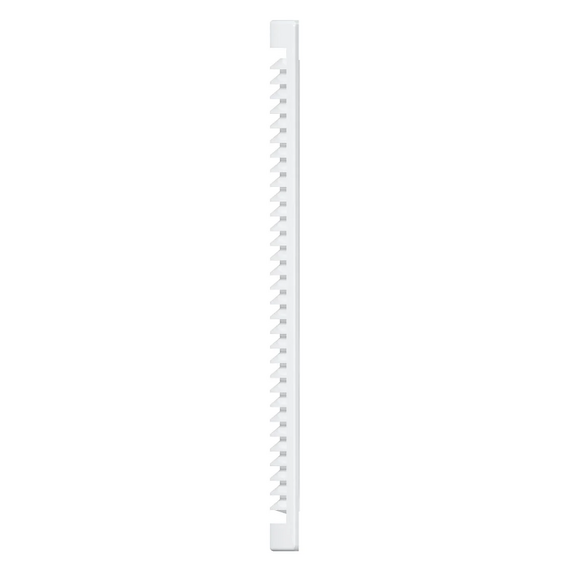 Вытяжная вентиляционная решетка из АБС-пластика Mistral 18х25 White, изображение 3