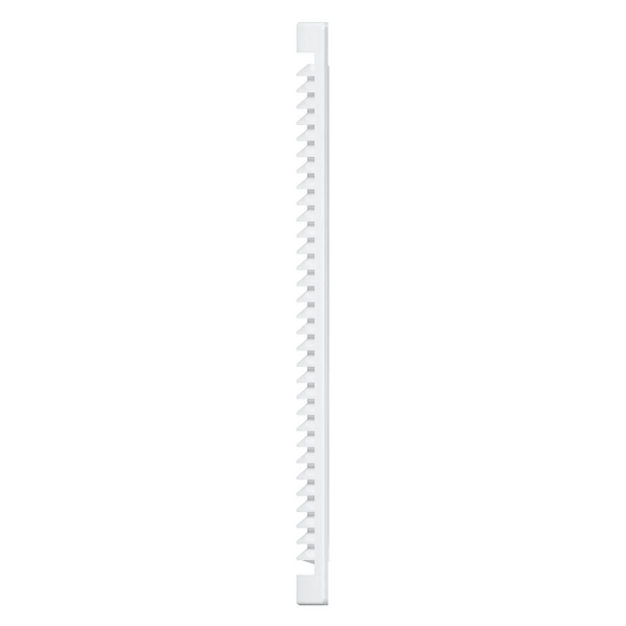 Вытяжная вентиляционная решетка из АБС-пластика Mistral 20х30 White, изображение 3