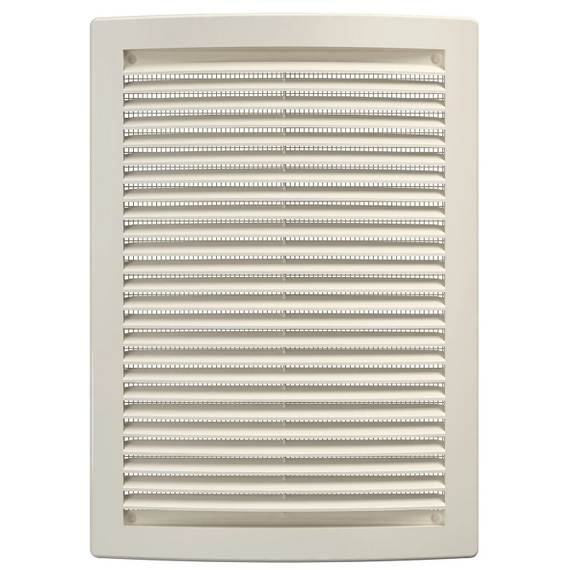 Вытяжная вентиляционная решетка из АБС-пластика Mistral 18х25 Ivory, изображение 2