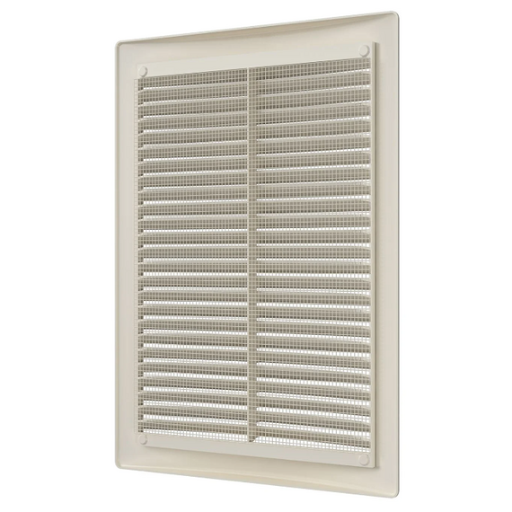 Вытяжная вентиляционная решетка из АБС-пластика Mistral 18х25 Ivory, изображение 4