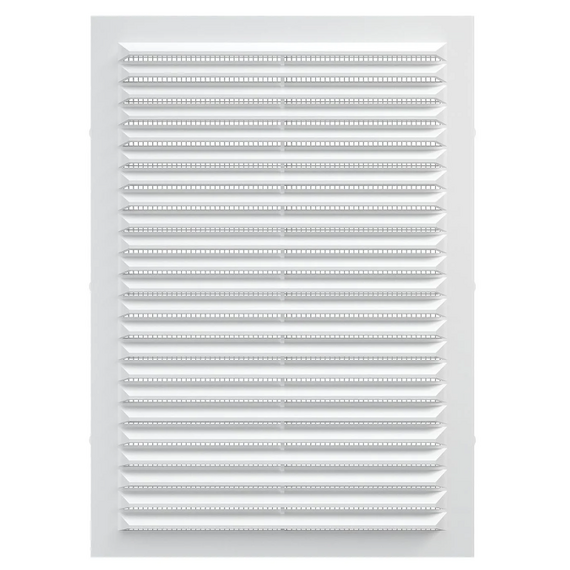 Вытяжная вентиляционная решетка с сеткой из АБС-пластика Mistral 17х24 White, изображение 2