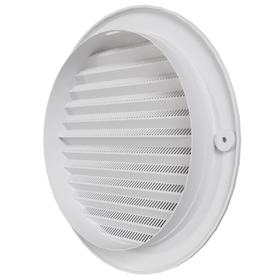 4elementsGrila rotunda pentru ventilatie cu plasa Era 15РКС D150 White, изображение 4